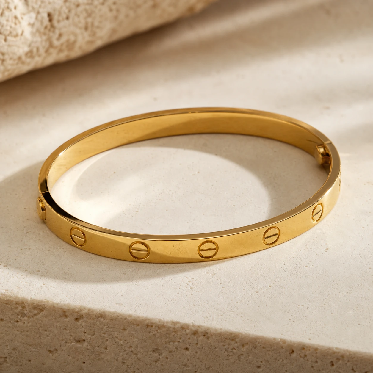 Illustrative image for 18k Screw-Motif Bracelet